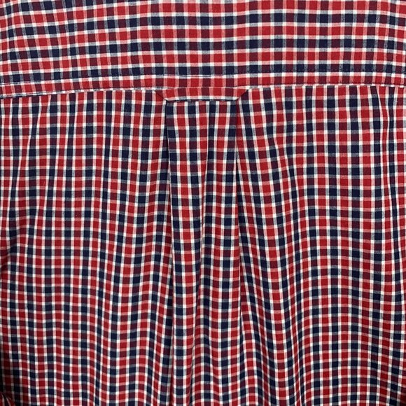 100% Cotton Long Sleeve Dress check Shirts for Men Size large  CHAPS - Picture 5 of 15